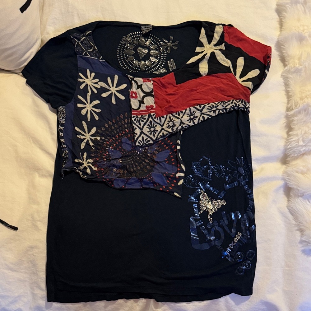 Desigual print details t-shirt